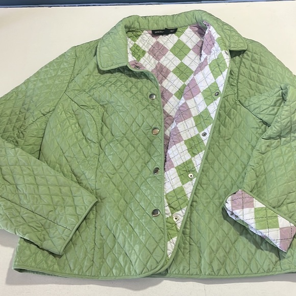 Briggs New York Green Quilted Jacket Sz. PXL - Picture 5 of 11